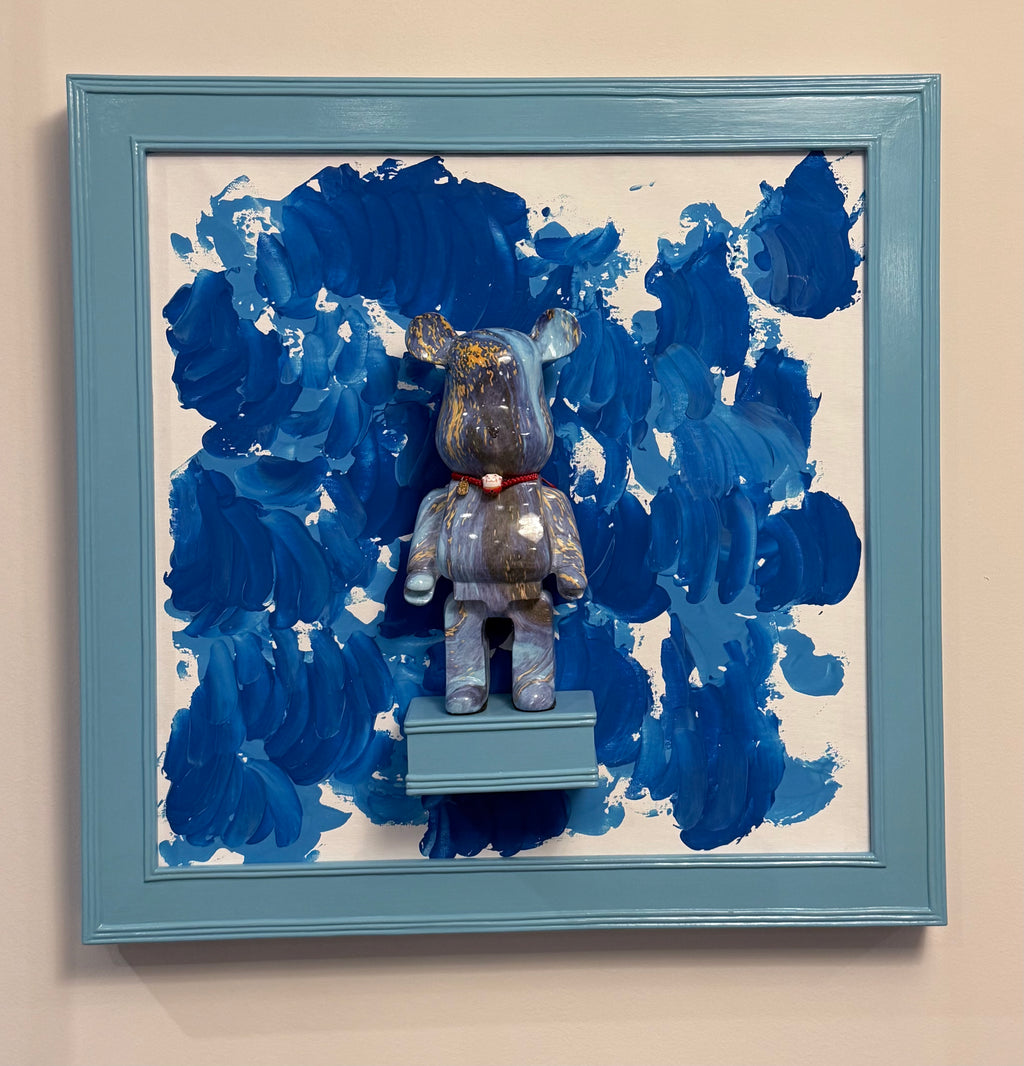 Bear among the blues