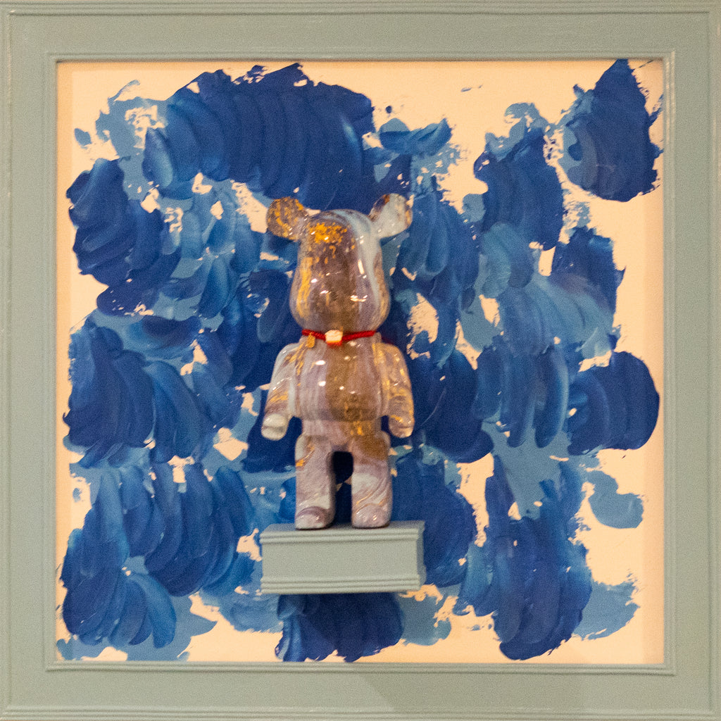 Bear among the blues