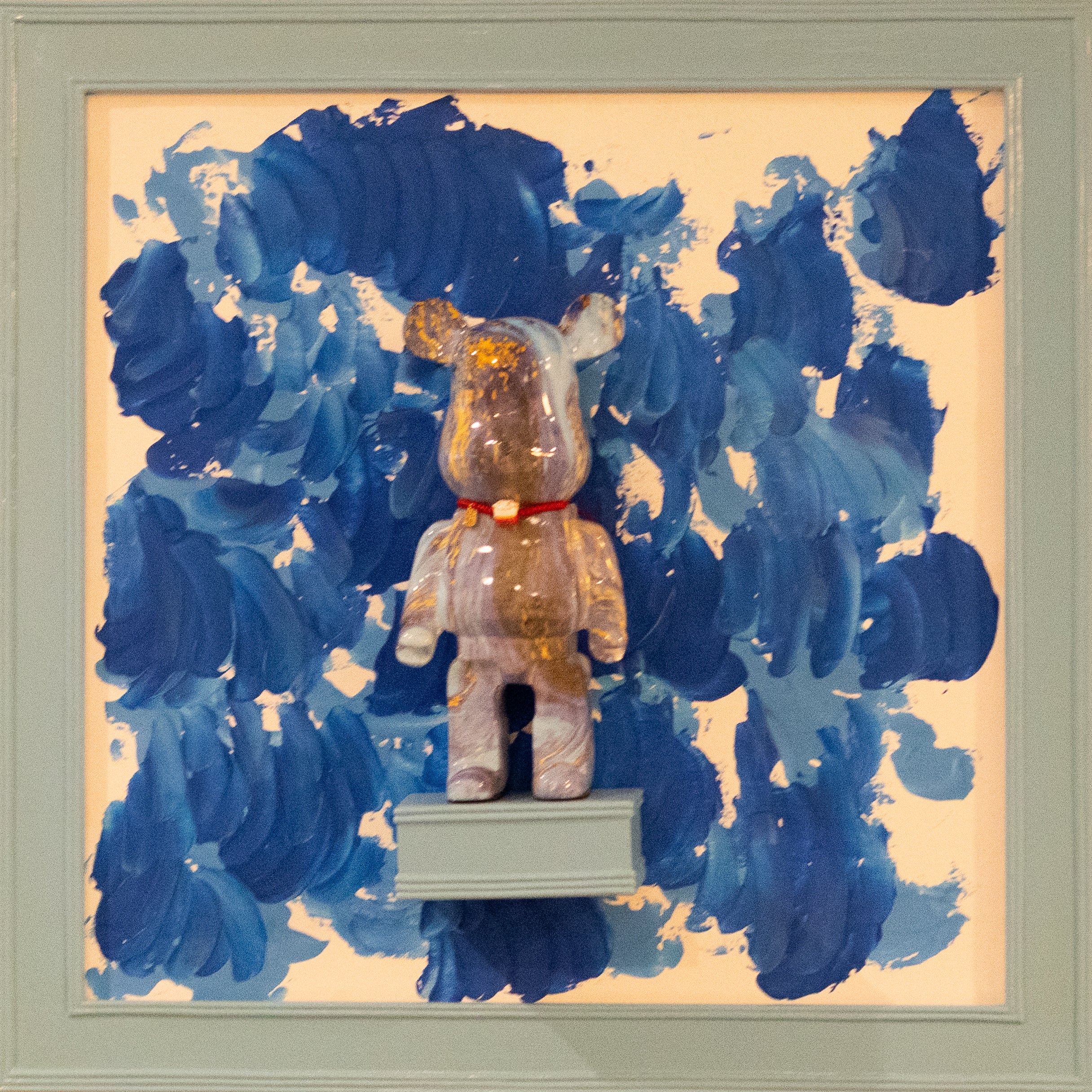 Bear among the blues